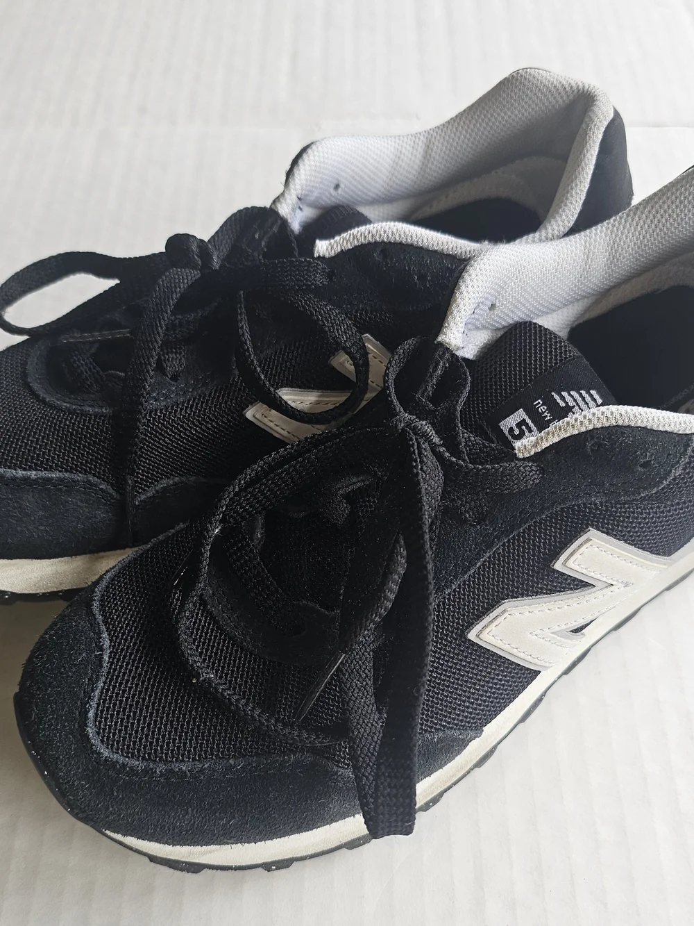 New Balance Women's Black and White 515 Athletic Sneakers